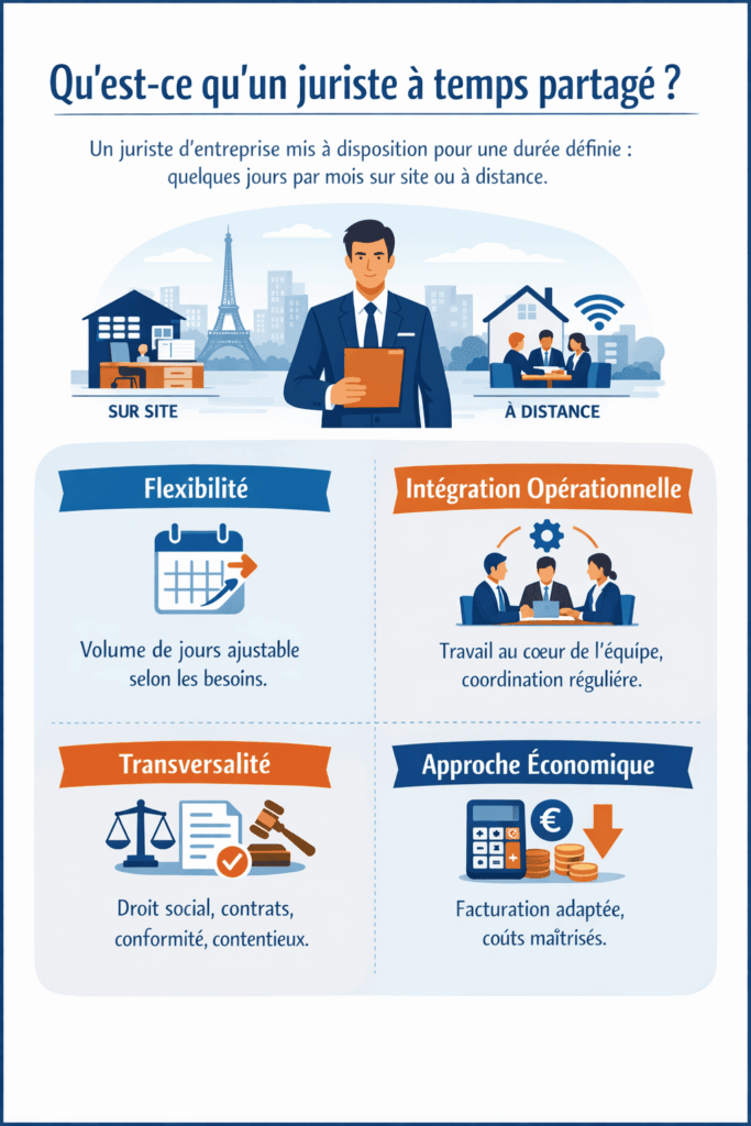 juriste temps partagé Paris