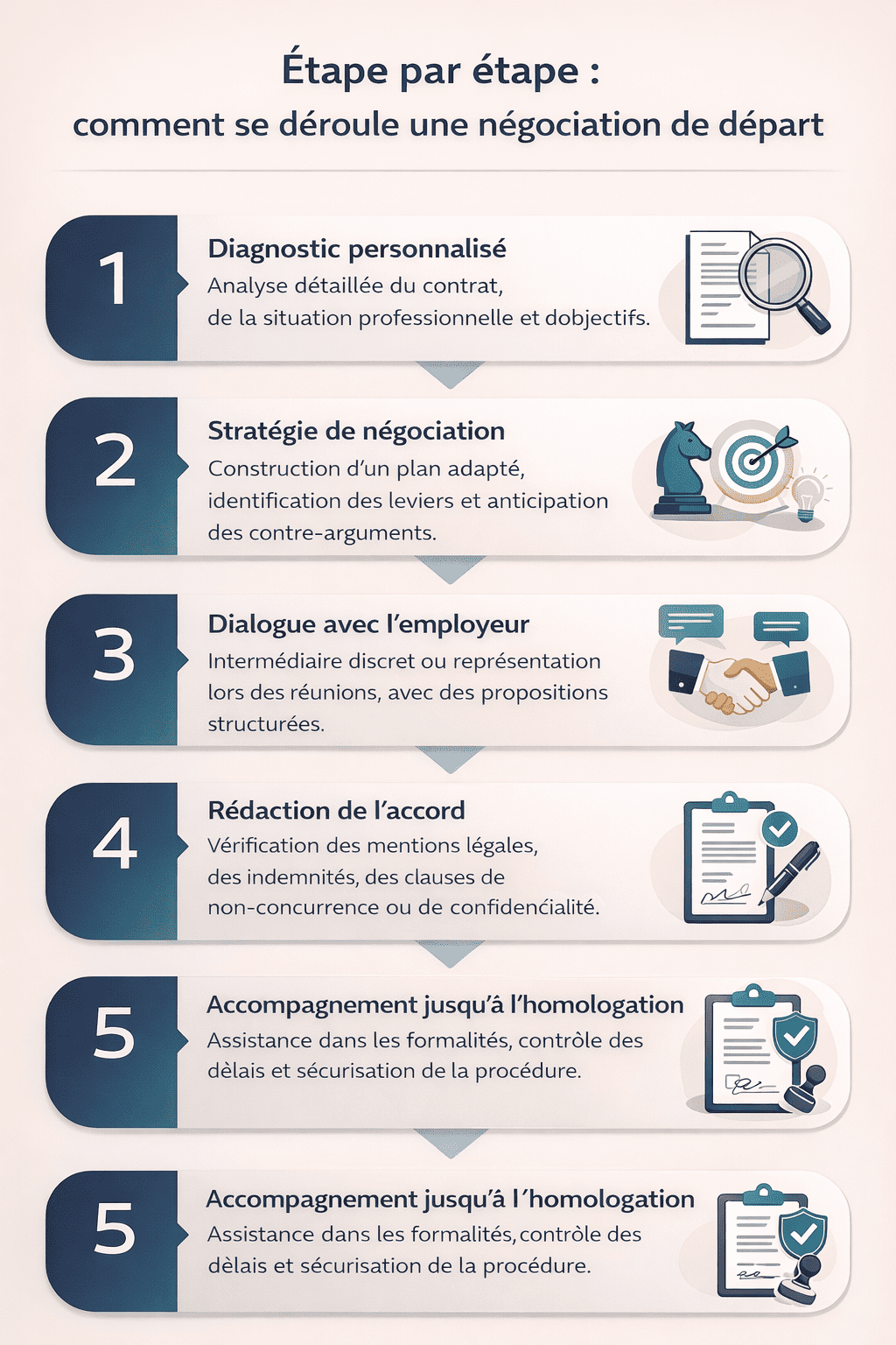 avocat négociation de départ roissy