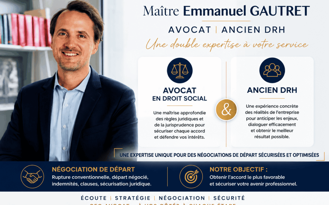 avocat négociation de départ Suresnes Paris
